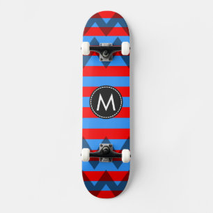 Skateboard Patrón de rayas Chevron de moda #19