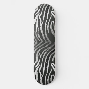 Skateboard Patrón de rayas de tigre sin costuras