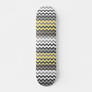 Skateboard Patrón de rayas de zigzag Chevron