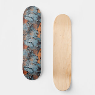 Skateboard Patrón de repetición sin soldadura Metalizado y si