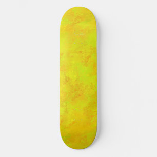 Skateboard Patrón de resumen verde del Naranja amarillo