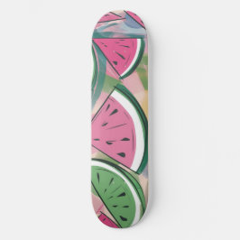 Skateboard Patrón de sandía