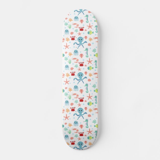 Skateboard patrón de Sea World (Anverso)