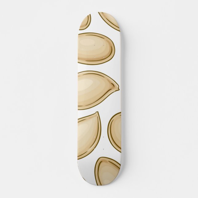 Skateboard Patrón de semillas de calabaza (Anverso )
