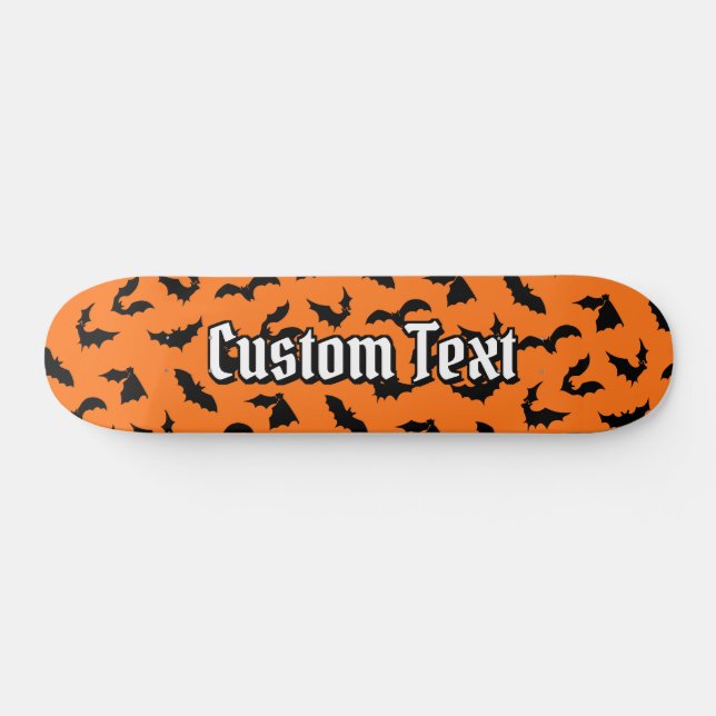 Skateboard Patrón de siluetas de bate (Horz)