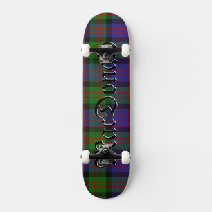 Skateboard Patrón de Tartán de Cuadros del Clan MacDonald