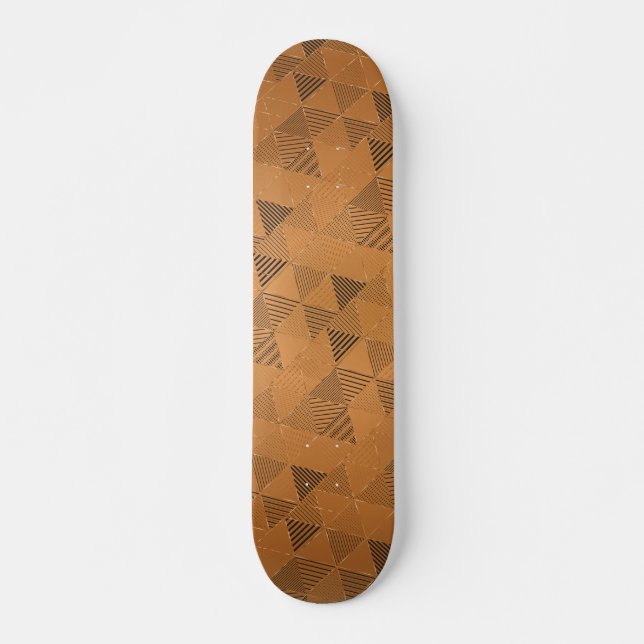 Skateboard Patrón de triángulos 5 (Anverso )