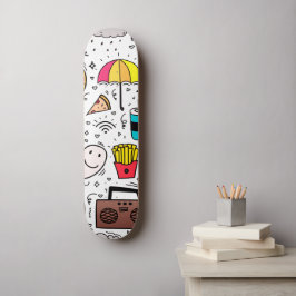Skateboard Patrón de Vacaciones