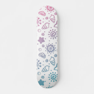 Skateboard Patrón de verano