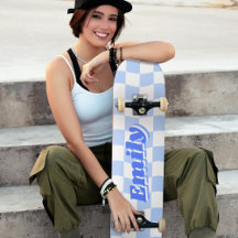 Patrón de verificador blanco azul de nombre person