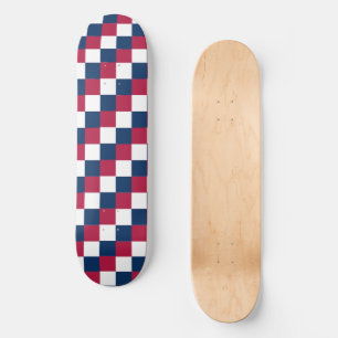 Skateboard Patrón de verificador con color de indicador de EE