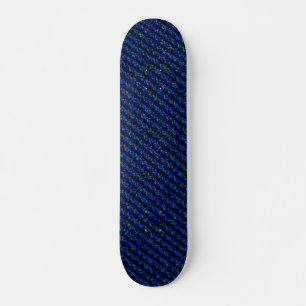 Skateboard Patrón de vidrio roto verde azul