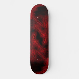 Skateboard Patrón de virus rojo