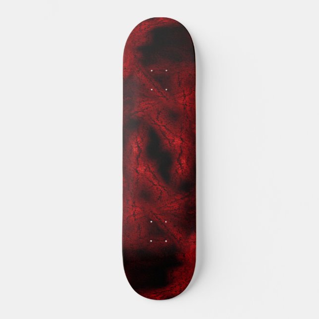 Skateboard Patrón de virus rojo (Anverso)