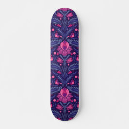 Skateboard Patrón decorativo con corazones