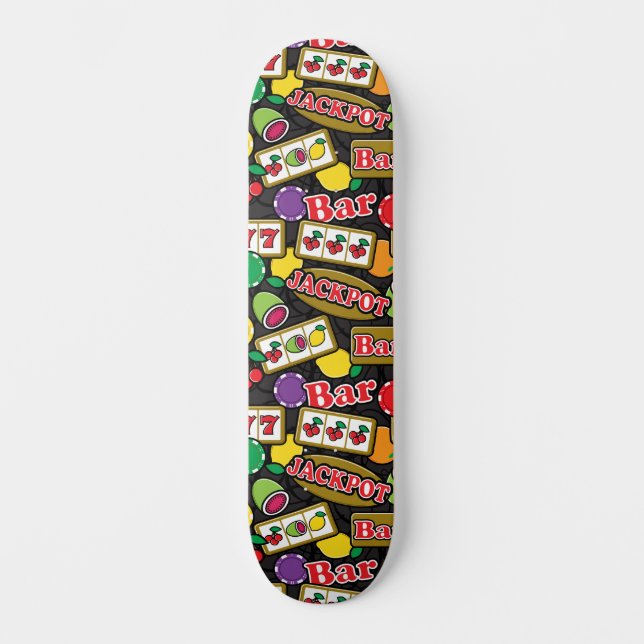 Skateboard Patrón del Casino de Las Vegas (Anverso)