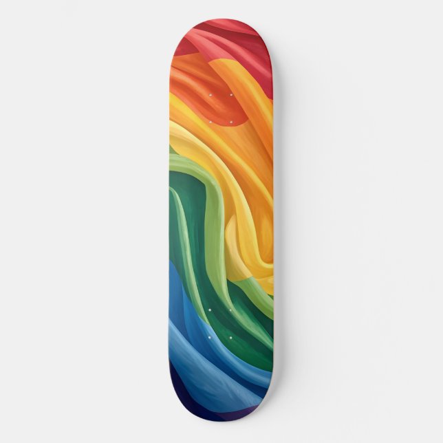 Skateboard patrón del mes del orgullo (Anverso)