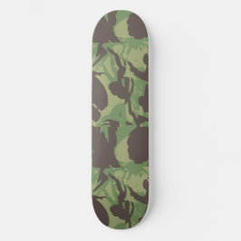 Skateboard Patrón digital verde bosque camuflaje Destino