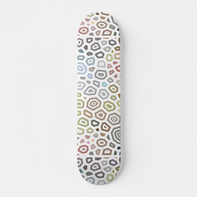 Skateboard Patrón experimental 6 (Anverso )