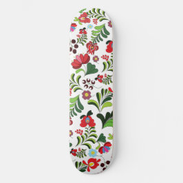 Skateboard Patrón floral de Matyo