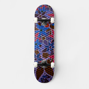 Skateboard Patrón floral de moda #10