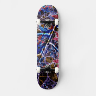 Skateboard Patrón floral de moda #11