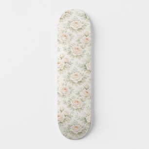 Skateboard Patrón floral nupcial