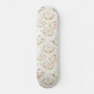 Skateboard Patrón floral nupcial