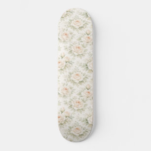 Skateboard Patrón floral nupcial