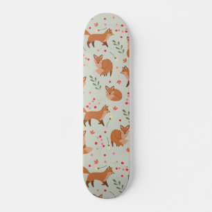 Skateboard Patrón Fox caprichoso