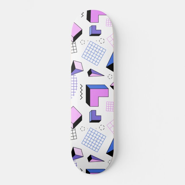 Skateboard Patrón geométrico 13 (Anverso)