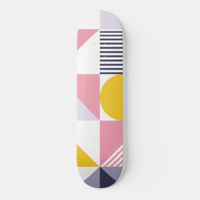 Skateboard Patrón geométrico 26 (Anverso)