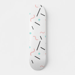 Skateboard Patrón geométrico 32
