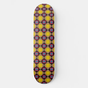 Skateboard Patrón geométrico abstracto