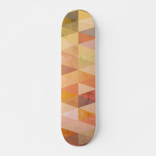 Skateboard Patrón geométrico de triángulo suave