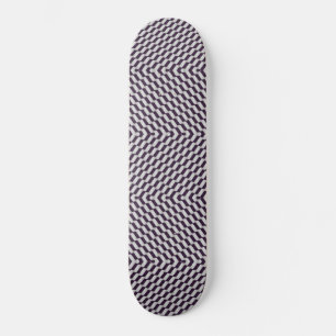Skateboard Patrón gris negro