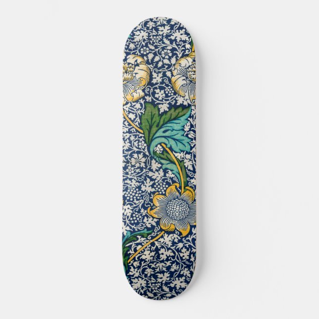 Skateboard Patrón Kennet (de William Morris) (Anverso)