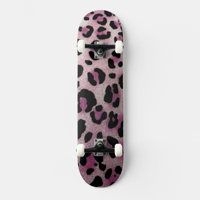Skateboard Patrón Leopard (Anverso)