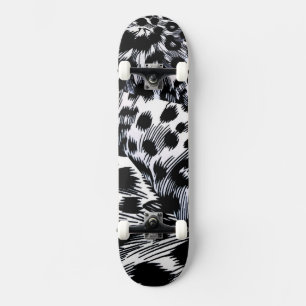 Skateboard Patrón Leopard