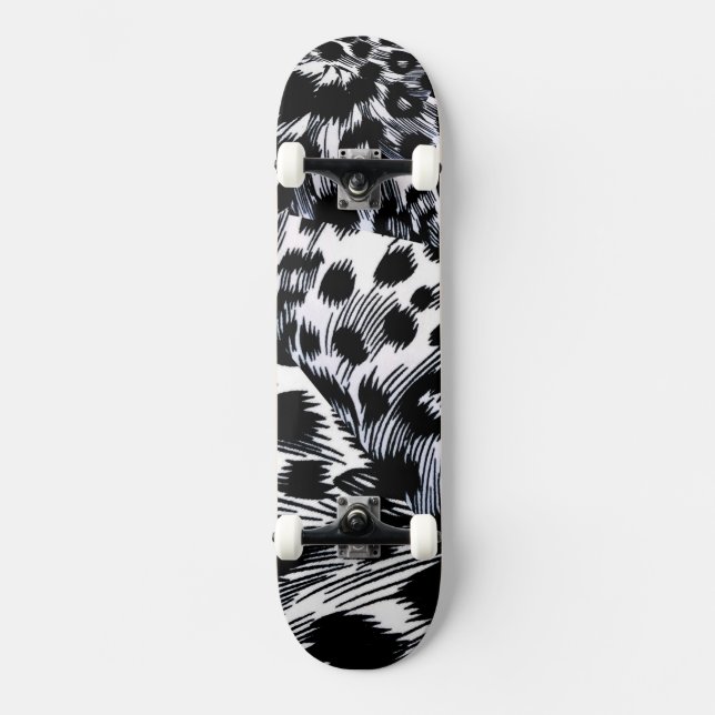 Skateboard Patrón Leopard (Anverso)