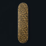 Skateboard Patrón Leopard Spots Gold Fur Jaguar<br><div class="desc">Este diseño se puede personalizar eligiendo la opción personalizar para añadir texto o realizar otros cambios. Si este producto tiene la opción de transferir el diseño a otro artículo, asegúrese de ajustar el diseño para que se ajuste si es necesario. Contáctame en colorflowcreations@gmail.com si deseas tener este diseño en otro...</div>