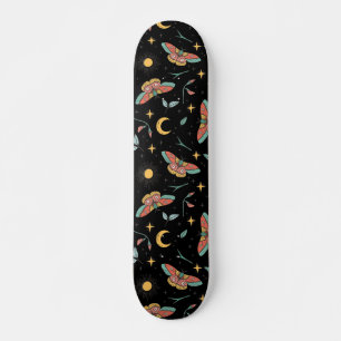 Skateboard Patrón Luna Moth