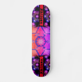 Skateboard Patrón Merkabah Mandala