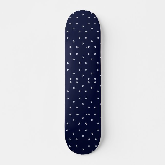 Skateboard Patrón Moderno Estilo Verano Vintage (Anverso )