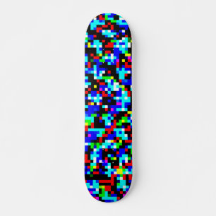 Skateboard Patrón multicolor