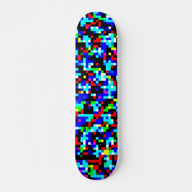Skateboard Patrón multicolor (Anverso )