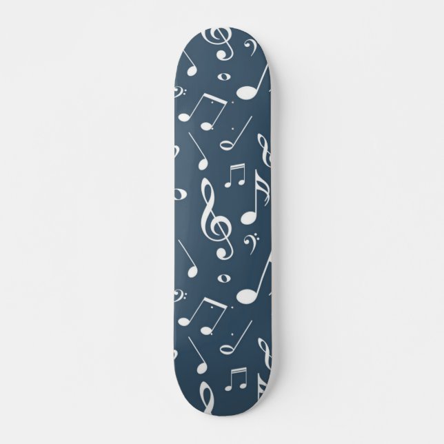 Skateboard Patrón musical (Anverso )