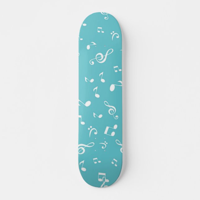 Skateboard Patrón musical (Anverso )