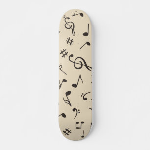 Skateboard Patrón musical
