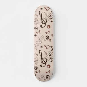 Skateboard Patrón musical